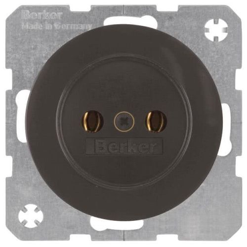 Bild: BERKER 6167032045 Steckdose 1f sw glz R.1/R.3 UP IP20 ZP