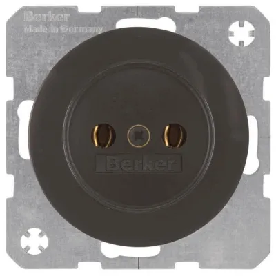 BERKER 6167032045 Steckdose 1f sw glz R.1/R.3 UP IP20 ZP