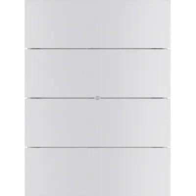 Berker Tastsensor 4fach Komfort B.IQ 75164594 | KNX | Unterputz | 8 LED | Aluminium eloxiert | IP20 | Alu