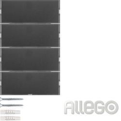 BERKER 80164776 Tastsensor KNX K.1 UP anth 4f 8pkt LED