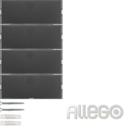 Bild: BERKER 80164776 Tastsensor KNX K.1 UP anth 4f 8pkt LED