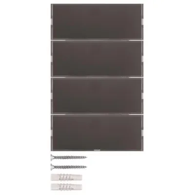 Berker Tastsensor KNX 4fach Komfort 80164776 | Unterputz | 8 Betätigungspunkte | LED-Anzeige | Temperaturfühler