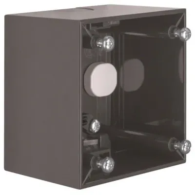 Berker Aufbau-Gehäuse 911512515 | Aufputzgehäuse 1-fach | Integro Flow | hoch | Thermoplast | IP20 | anthrazit glänzend