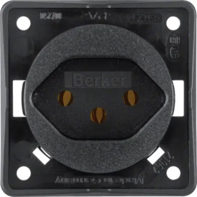 BERKER 9624905 Steckdose 1f sw mt INTEGRO Einb IP20 VP Vollplatte