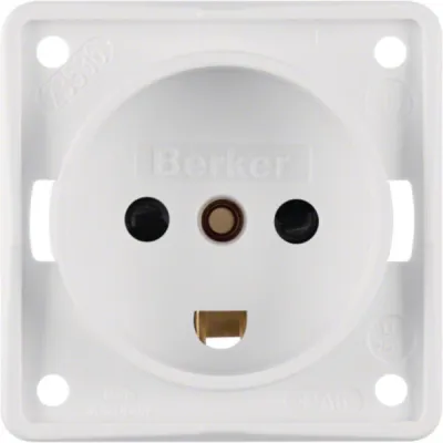 BERKER 962722502 Steckdose 1f polws mt INTEGRO Einb m.BS