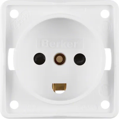 BERKER 962722502 Steckdose 1f polws mt INTEGRO Einb m.BS