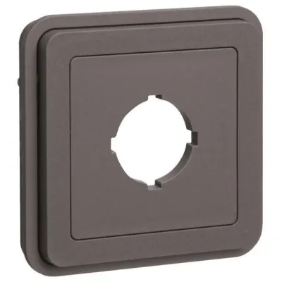 BERKER Abdeckung 42913505 22mm mit Öffnung W.1 grau