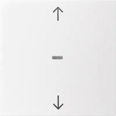 BERKER Abdeckung 80961299 f. Tastm. 1fach S.1/B.x pw m