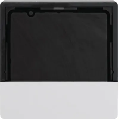 Berker KNX Raumcontroller Abdeckung 80960129 | Temperaturregler | Klemmbefestigung | Q.1/Q.3 | polarweiß matt