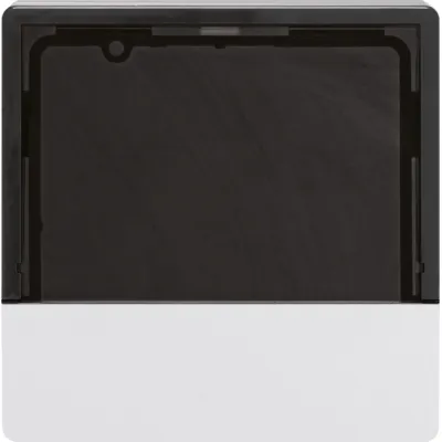 Berker KNX Raumcontroller Abdeckung 80960129 | Temperaturregler | Klemmbefestigung | Q.1/Q.3 | polarweiß matt