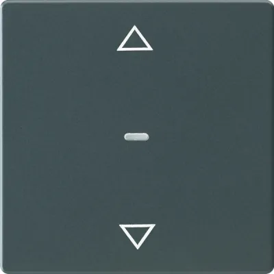Berker Abdeckung Tastsensor-Modul 1fach 80961226 | Schalterwippe Pfeil-Symbol | Jalousie | Kunststoff matt | anthrazit