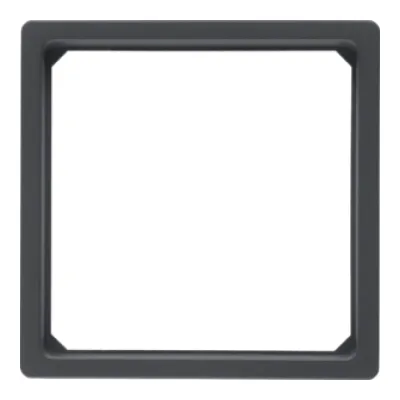 Berker Adapterring 11096076 Q.1/Q.3 | Zwischenrahmen für Zentralstück 50x50 mm | anthrazit RAL7021 | halogenfrei
