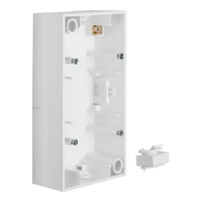 Berker Aufputzgehäuse 2-fach S.1 10428989 | Kunststoff | IP20 | polarweiß glänzend | waagerecht/senkrecht