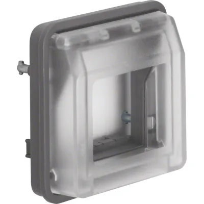 Berker Adapter-Einsatz 18213500 | Aufnahmeadapter 45x45 mm für Systo-Geräte | quadratisch 71x71x33 mm | Farbe sonstige