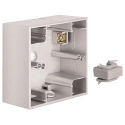 Berker Aufputz-Gehäuse 1fach Alu 10417003