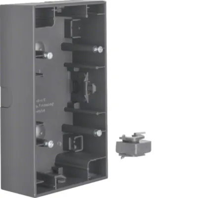 Berker Aufputz-Gehäuse 2-fach K.1 10427006 | IP20 | vertikal | Kunststoff Thermoplast | halogenfrei | anthrazit matt