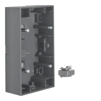 Berker Aufputz-Gehäuse 2-fach K.1 10427006 | IP20 | vertikal | Kunststoff Thermoplast | halogenfrei | anthrazit matt
