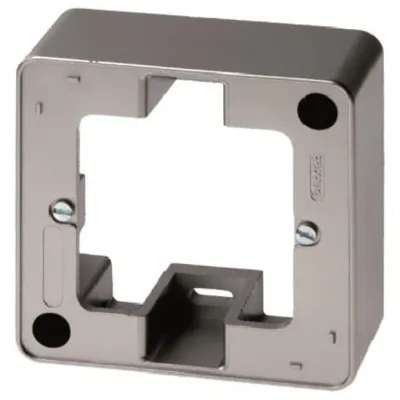 Berker Aufputz-Rahmen 1-fach 10296086 | Kunststoff Duroplast | halogenfrei | IP20 | anthrazit matt | RAL 7021