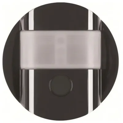 Berker Bewegungsmelder 85341131 R.1/R.3 | Unterputz | 1,1m Höhe | 45-90° | 12m Reichweite | IP20 | schwarz glänzend