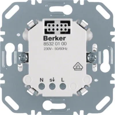Berker Bewegungsmelder Nebenstelle 85320100 | Unterputz | 230V | IP00 | kurze Bauform | für Hauptstelle