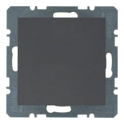 Berker Blindverschluss 10091606 | B.3/B.7 | anthrazit matt | Unterputz | Kunststoff | IP20