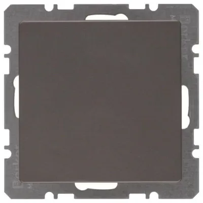 Berker Blindverschluss Q.1/Q.3 10096086 | Blindabdeckung Unterputz | Duroplast | halogenfrei | anthrazit matt | RAL 7021