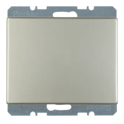 Berker Blindverschluss 10457004 K.5 Edelstahl | Unterputz IP44 | ohne Spreizkrallen | Farbe: Edelstahl