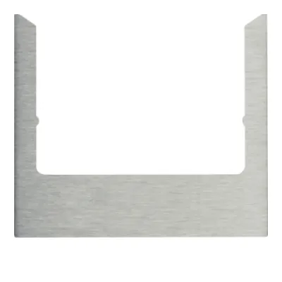 Berker Designrahmen eckig 13193606 Edelstahl gebürstet Berker Designrahmen eckig