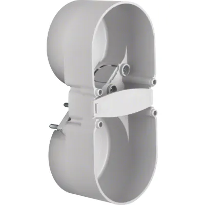 BERKER Berührungsschutzdose 2-fach 9191502 | Hohlwanddose Integro | 109x49x37 mm | Kunststoff | IP20 | grau