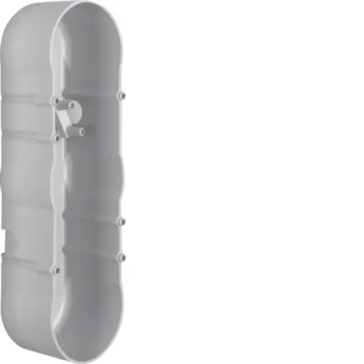 Berker Berührungsschutzdose 3-fach 91933 | Hohlwanddose Integro | 168x49x38mm | 6 Leitungseinführungen | grau
