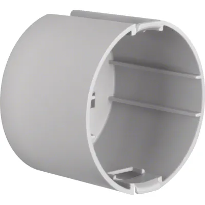 Berker Einbaudose 91883 | Berührungsschutzdose Hohlwand | Ø 49 mm x 45,5 mm | Kunststoff grau | 2 Leitungseinführungen