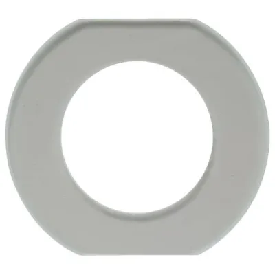 Berker Glasmittelrahmen 109300 | 1-fach Unterputzrahmen Glas klar | Serie Glas | polarweiße Kunststoffunterlage | IP20