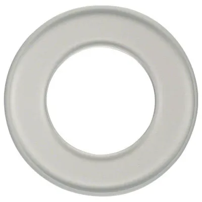 Berker Glasrahmen 1091 klar 1-fach | Abdeckrahmen gehärtetes Glas | polarweiß | Unterputz | IP20