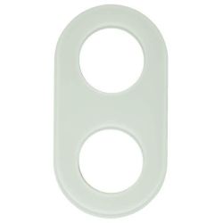 BERKER Glasrahmen 110209 2fach Serie Glas polarweiss