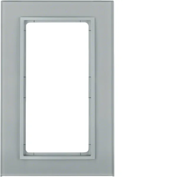 Berker Glasrahmen mit großem Auss chnitt B.7 Glas a 13096414