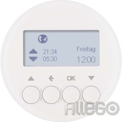 Berker Jalousie-Schaltuhr polarweiß glänzend 85741139