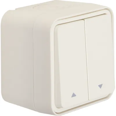 Berker Jalousie-Serientaster Pfeile AP pws matt 50753532