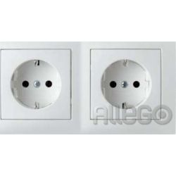 Berker Kombination 2f.pws/gl mit Rahmen 47208989