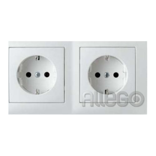 Bild: Berker Kombination 2f.pws/gl mit Rahmen 47208989