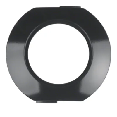 Berker Mittelrahmen 1-fach Serie 1930 138151 | Abdeckrahmen Unterputz | Kunststoff Duroplast | glänzend | schwarz