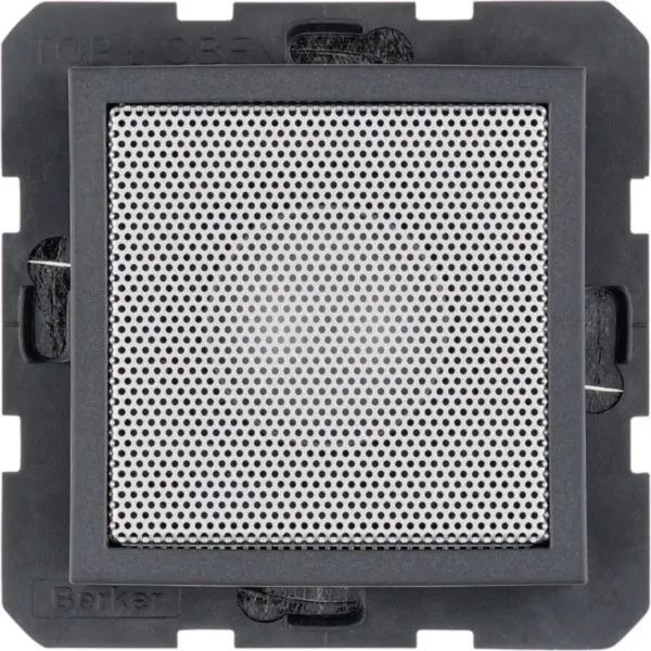 Berker Lautsprecher B.3/B.7 28821606 | Einbaulautsprecher Radio Touch | 8W | 70x70mm | 4 Ohm | anthrazit matt