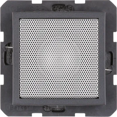 Berker Lautsprecher B.3/B.7 28821606 | Einbaulautsprecher Radio Touch | 8W | 70x70mm | 4 Ohm | anthrazit matt