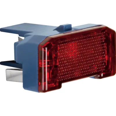 Berker LED-Aggregat Modul-Einsatz 1687 | LED-Steckeinsatz für Schalter/Taster | 12-48V AC/DC | 0,2-0,9mA | blau