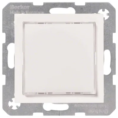 Berker LED-Signallicht 29538989 | Lichtsignal Unterputz IP20 | 230V | kaltweiß dimmbar | glänzend | polarweiß