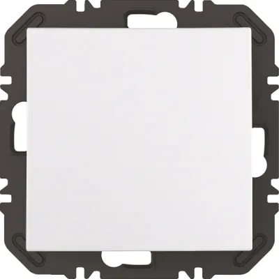 Berker Wandsendermodul 24118189 | EnOcean Funk Wandsender | 2-Kanal | batterielos | Aufputz | polarweiß glänzend