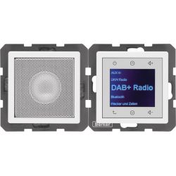 Berker Radio Touch DAB+, Bluetooth, inkl. Lautsprecher, polarweiß (30806089)