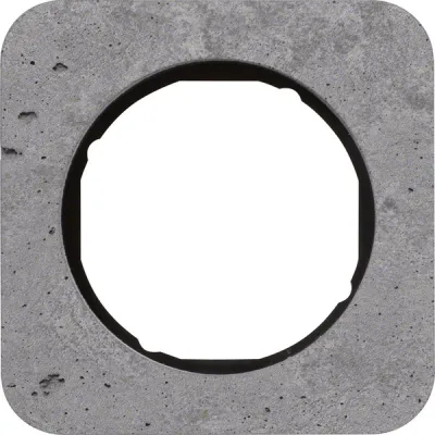 Berker Rahmen 1-fach Beton-grau/sw glanz 10112374