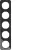 Bild: BERKER Rahmen 10152145 5-fach R.1 schwarz gl.
