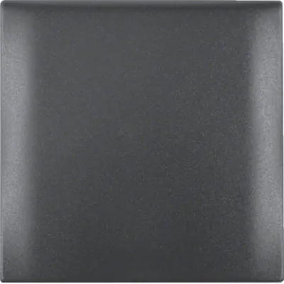 Berker Rahmen 1-fach mit Klappdeckel 918282505 | Integro Flow Steckdosenabdeckung | anthrazit matt | IP20 | Kunststoff