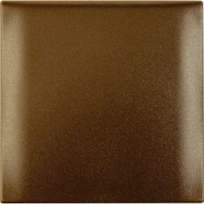 Berker Rahmen mit Klappdeckel Integro Flow 918282501 | Abdeckung Steckdose | 1fach | Thermoplast matt | braun RAL 8017